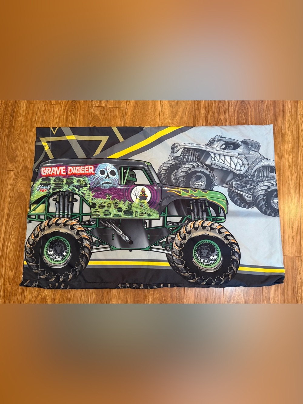 Monster Truck Pillow Case